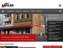 Tablet Screenshot of buero-engler.de